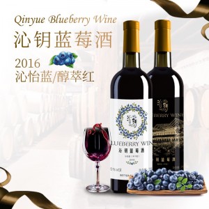 沁鑰鮮果酒禮品套裝禮盒 半干型藍莓釀果酒 簡約美味甘甜藍莓酒